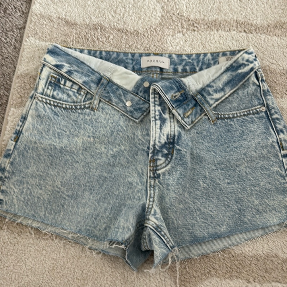 PacSun festival denim shorts